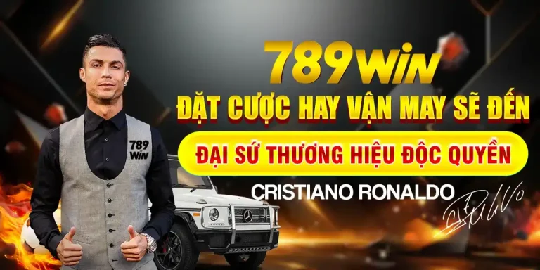 ronaldo là đại sứ thương hiệu của 789win